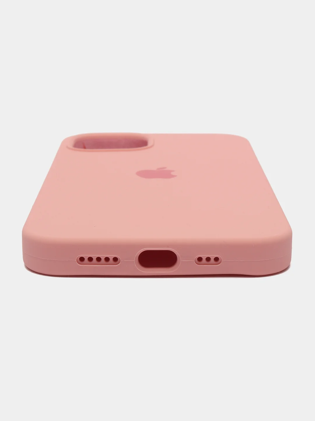 Розовый чехол силиконовый для iPhone 13, 13 Pro, 13 Pro Max, с закрытым низом