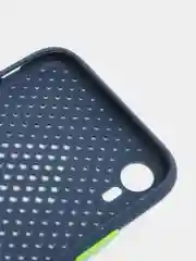 Темно-синий чехол силиконовый с перфорацией для  Айфон iPhone  XS MAX и iPhone XR
