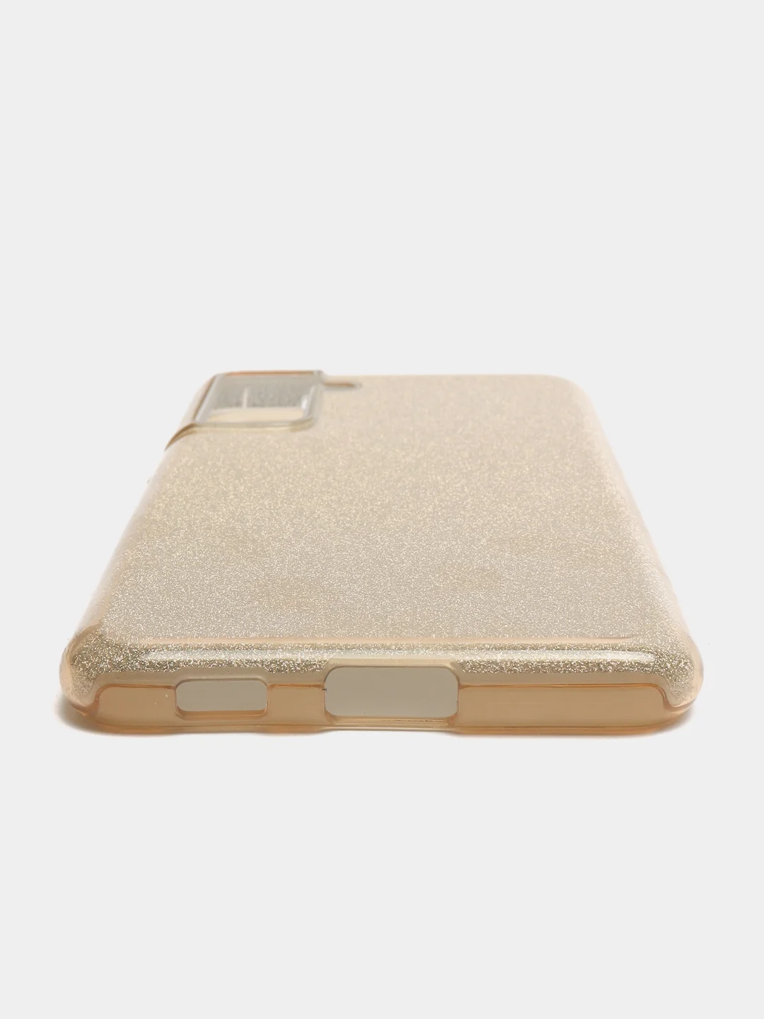 Золотой чехол блестящий Samsung Galaxy S21 Plus накладка c блёстками Самсунг S21 +