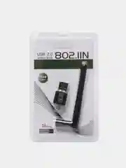 Беспроводной WI-FI USB адаптер с антенной 802.11B/G/N, 150Мбит/сек