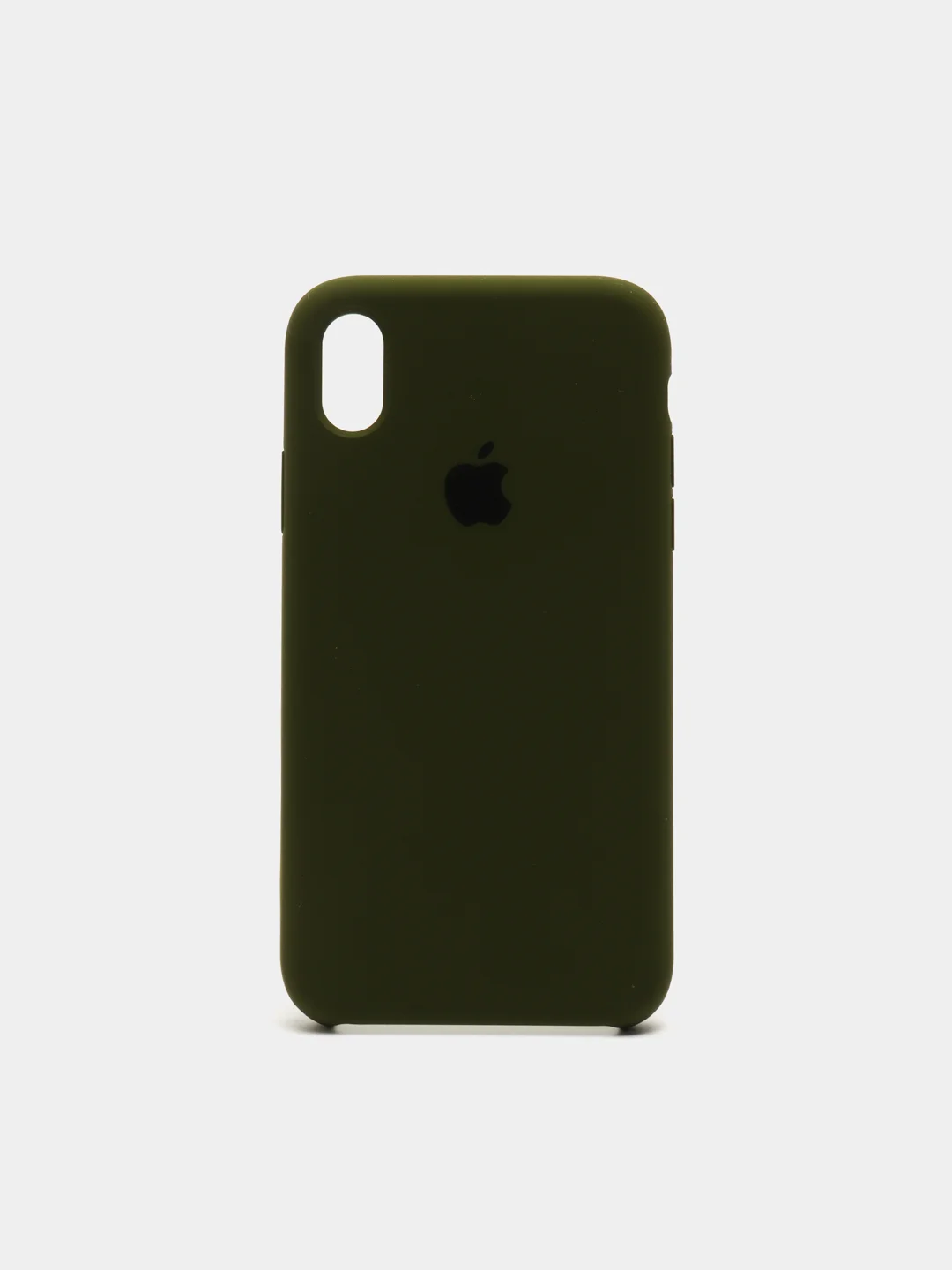 Тёмно-зелёный чехол Silicone Case ( Чехол силиконовый ) для iPhone XR