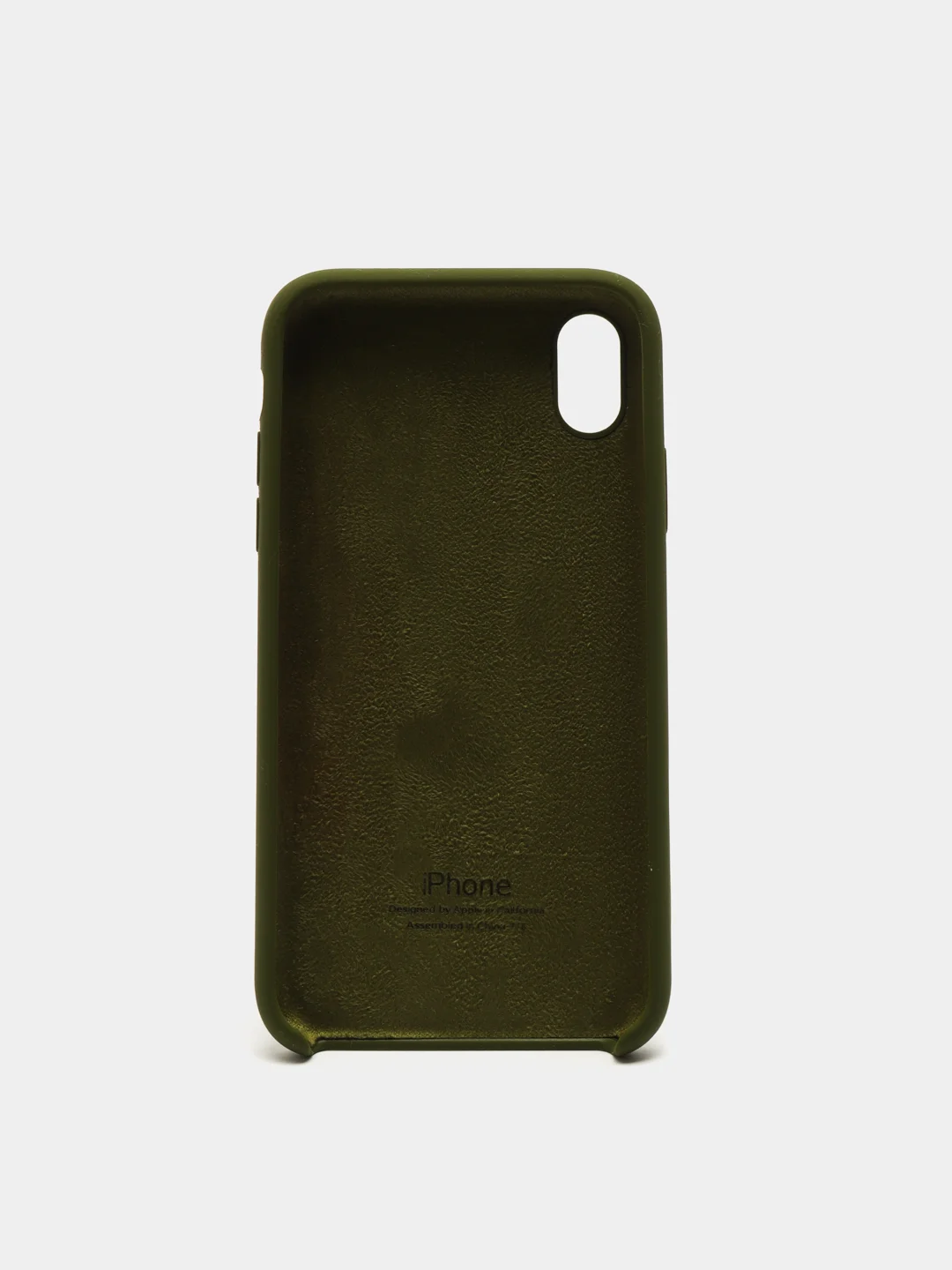 Тёмно-зелёный чехол Silicone Case ( Чехол силиконовый ) для iPhone XR