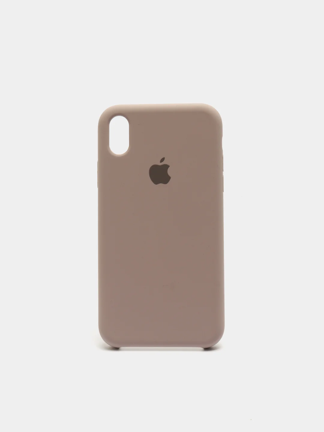 Светло-бежевый чехол Silicone Case ( Чехол силиконовый ) для iPhone XR
