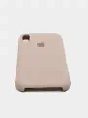 Светло-бежевый чехол Silicone Case ( Чехол силиконовый ) для iPhone XR