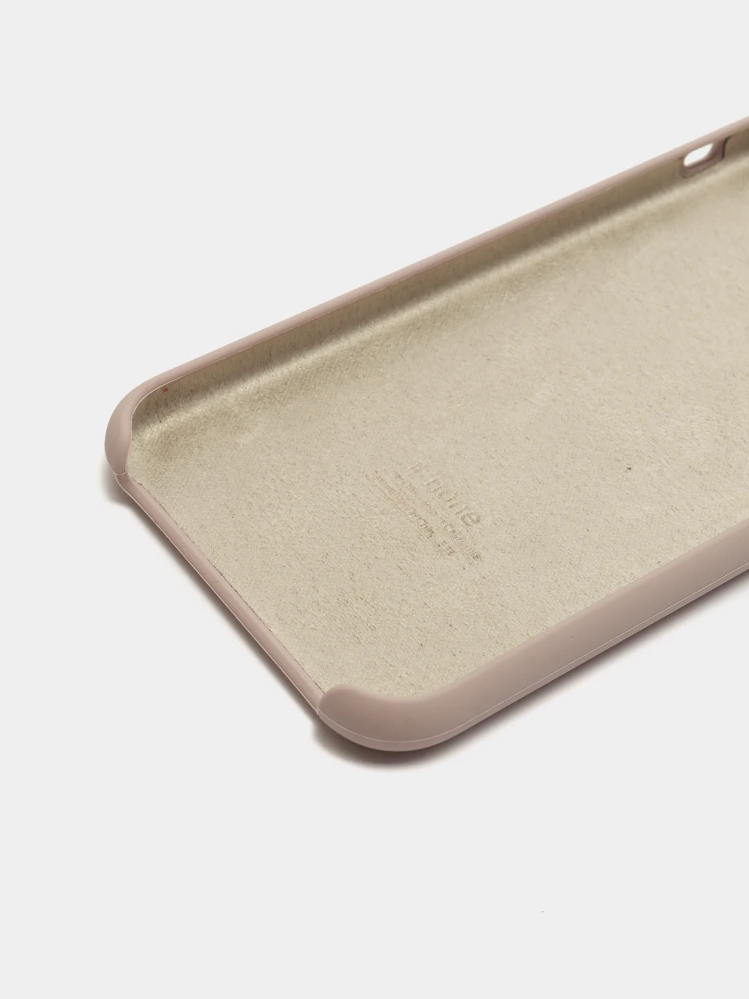 Светло-бежевый чехол Silicone Case ( Чехол силиконовый ) для iPhone XR