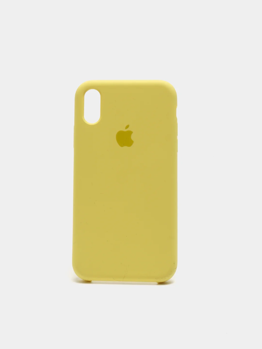 Светло-жёлтый чехол Silicone Case ( Чехол силиконовый ) для iPhone XR