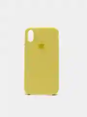 Светло-жёлтый чехол Silicone Case ( Чехол силиконовый ) для iPhone XR