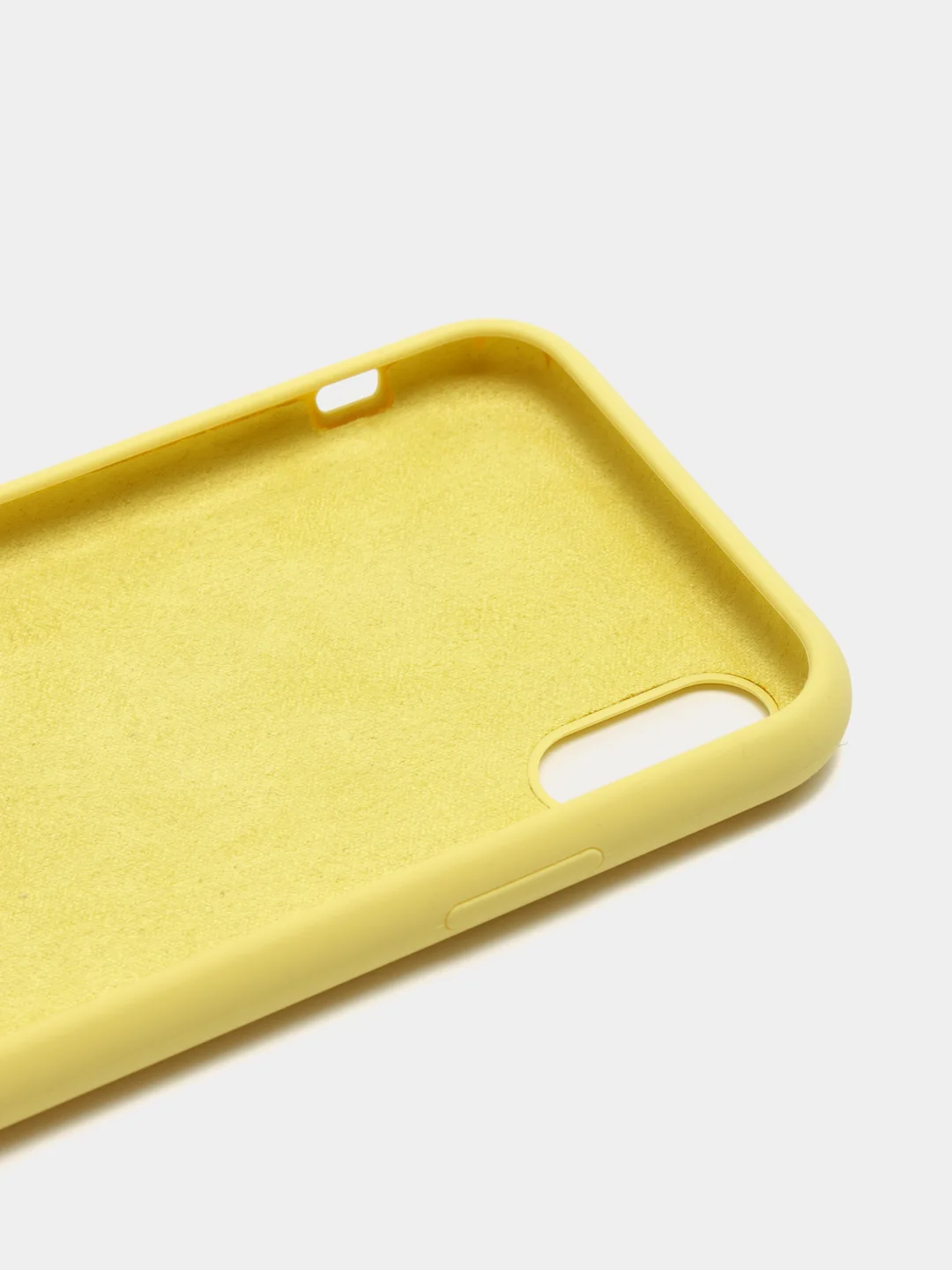 Светло-жёлтый чехол Silicone Case ( Чехол силиконовый ) для iPhone XR