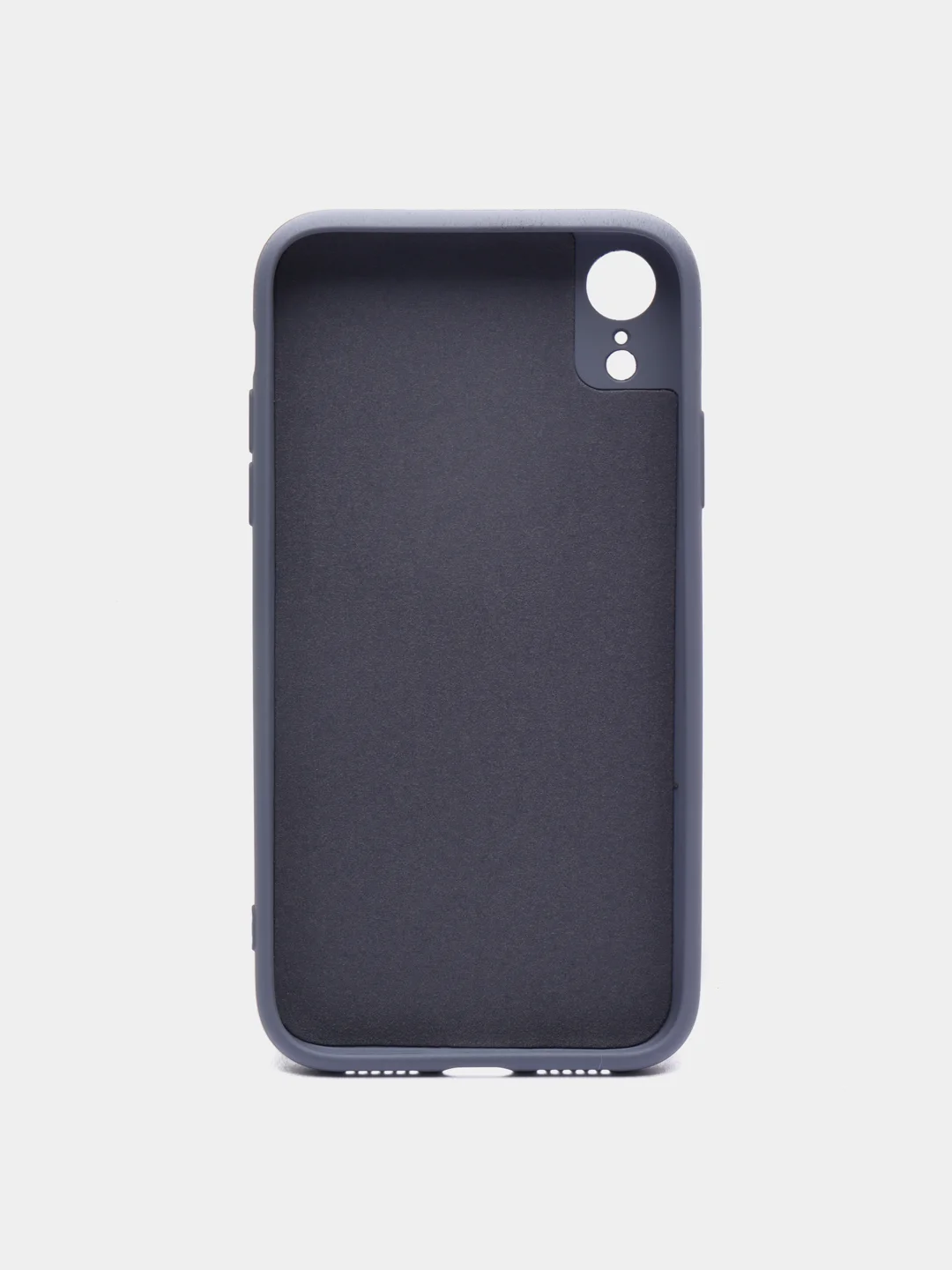 Фиолетовый силиконовый чехол с шёлковым покрытием для Apple iPhone X, XR, XS MAX, 11 Pro, 11 Pro Max