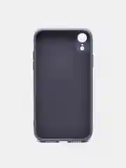 Фиолетовый силиконовый чехол с шёлковым покрытием для Apple iPhone X, XR, XS MAX, 11 Pro, 11 Pro Max