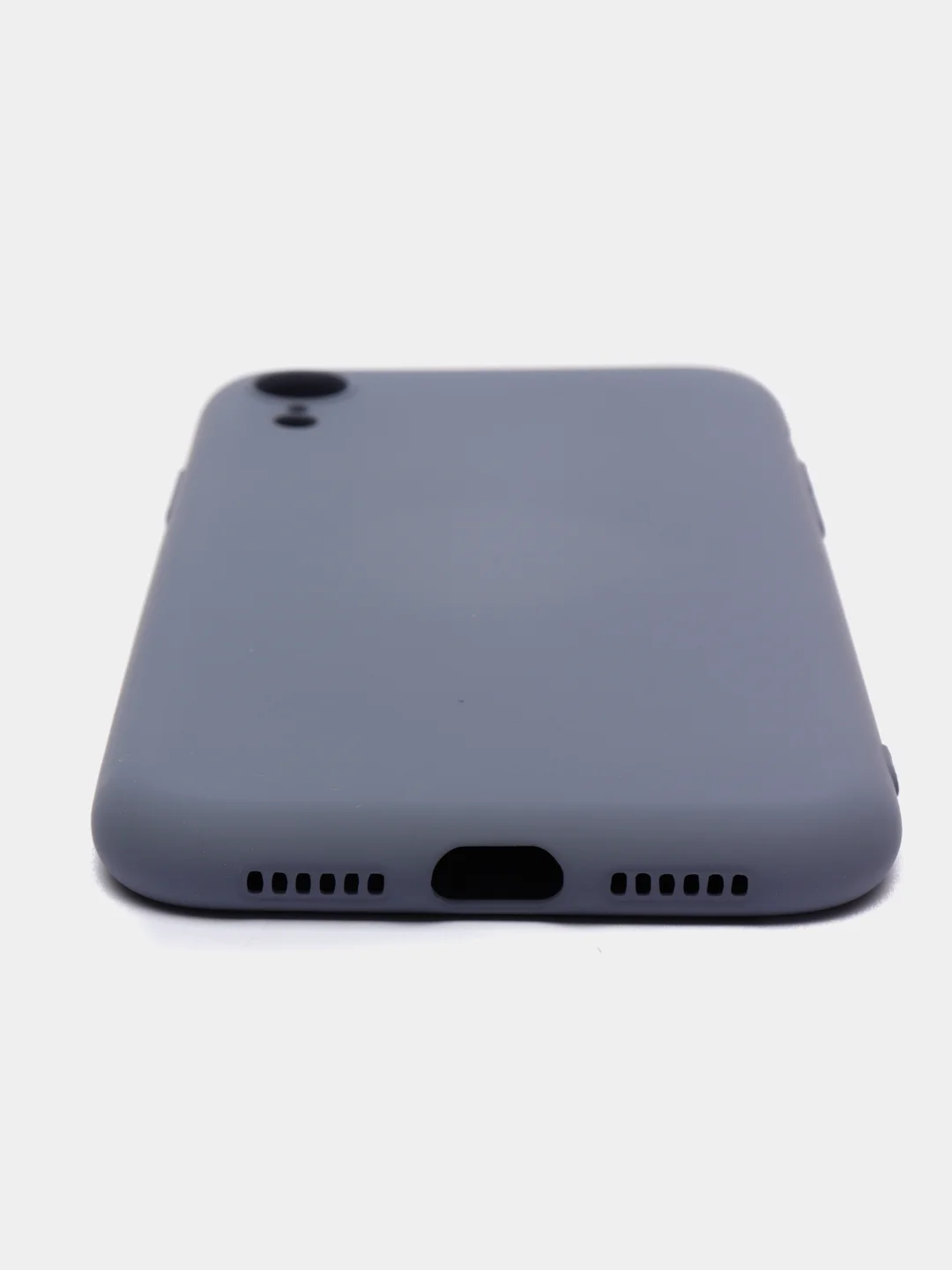 Фиолетовый силиконовый чехол с шёлковым покрытием для Apple iPhone X, XR, XS MAX, 11 Pro, 11 Pro Max