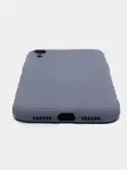 Фиолетовый силиконовый чехол с шёлковым покрытием для Apple iPhone X, XR, XS MAX, 11 Pro, 11 Pro Max
