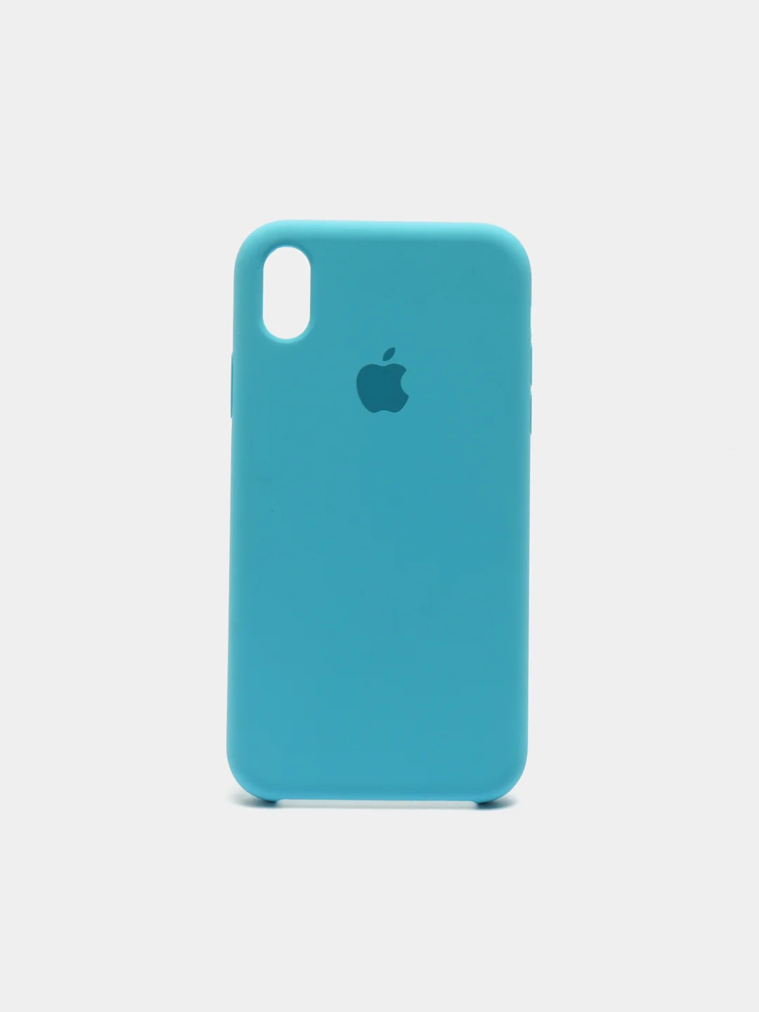 Голубой чехол Silicone Case ( Чехол силиконовый ) для iPhone XR