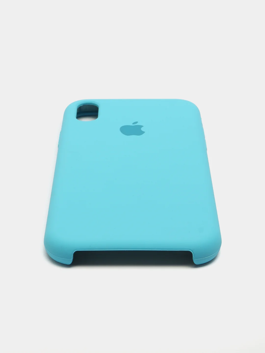 Голубой чехол Silicone Case ( Чехол силиконовый ) для iPhone XR