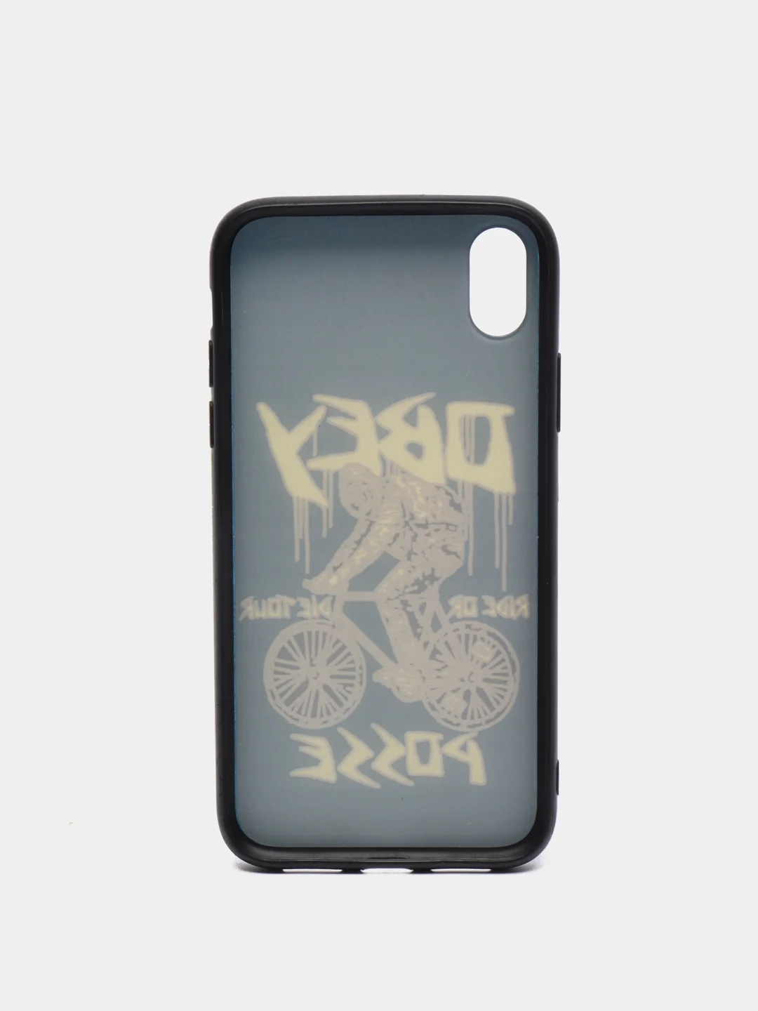 Синий чехол для iPhone XR айфон XR с рисунком, силикон, пластик