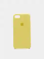 Светло-жёлтый чехол Silicone Case ( Чехол силиконовый ) для iPhone 7/  iPhone 7 plus