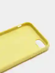 Светло-жёлтый чехол Silicone Case ( Чехол силиконовый ) для iPhone 7/  iPhone 7 plus