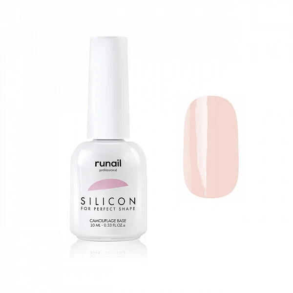 Кораллово-розовый силиконовая камуфлирующая база для гель-лака Runail Professional