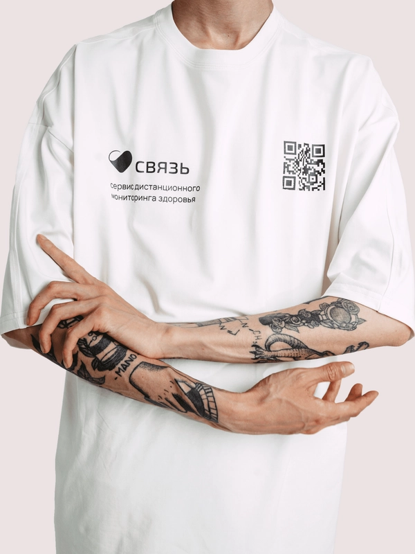 Футболка "Связь", оверсайз