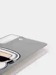 Серый чехол для Samsung A02, A02S, S21 силиконовый защитный кнопки нажимаются и защищены