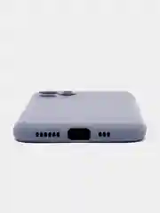 Фиолетовый силиконовый чехол с шёлковым покрытием для Apple iPhone X, XR, XS MAX, 11 Pro, 11 Pro Max