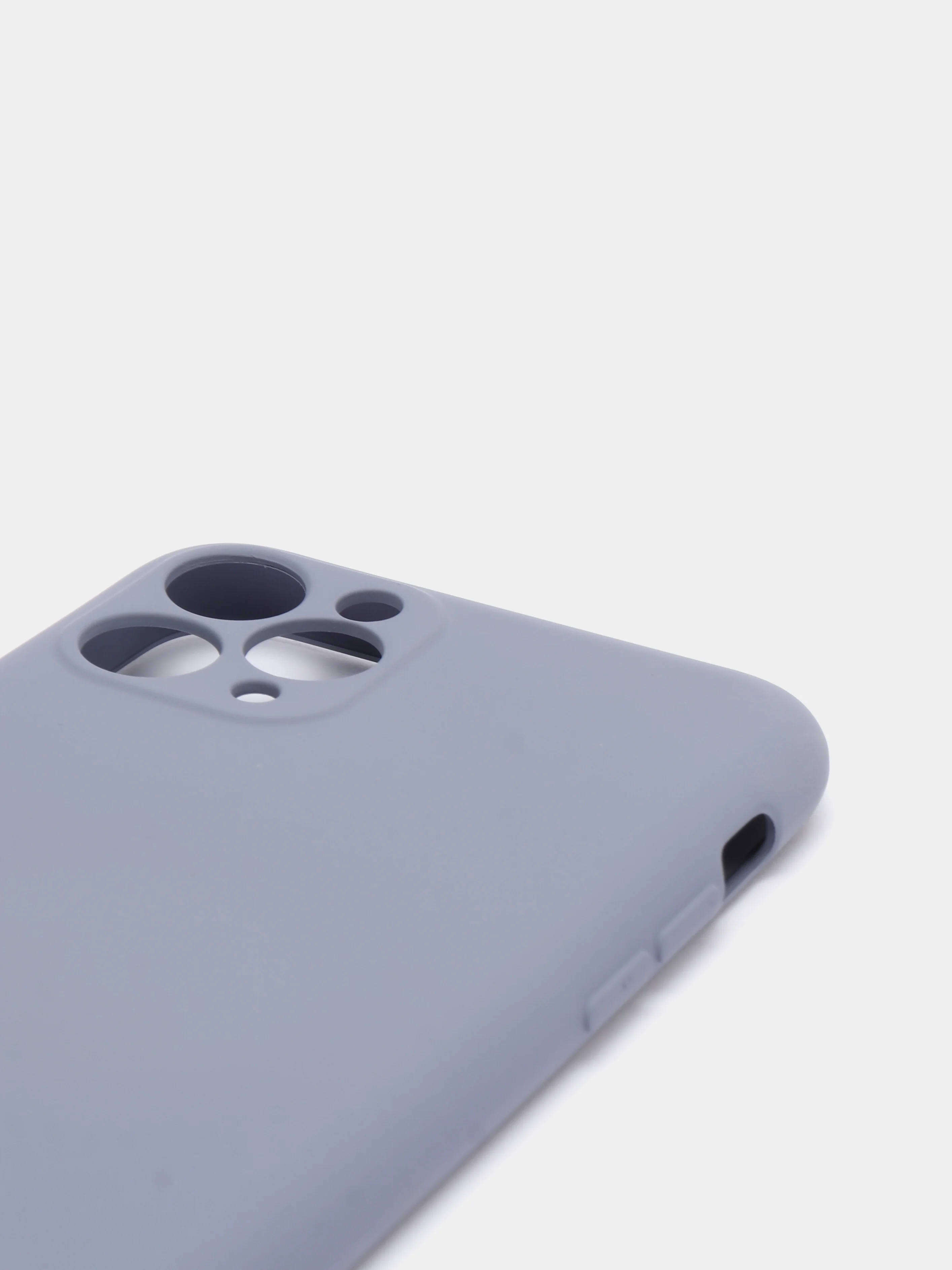 Фиолетовый силиконовый чехол с шёлковым покрытием для Apple iPhone X, XR, XS MAX, 11 Pro, 11 Pro Max