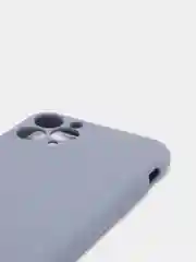 Фиолетовый силиконовый чехол с шёлковым покрытием для Apple iPhone X, XR, XS MAX, 11 Pro, 11 Pro Max