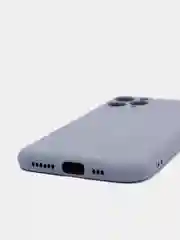 Фиолетовый силиконовый чехол с шёлковым покрытием для Apple iPhone X, XR, XS MAX, 11 Pro, 11 Pro Max