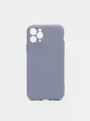 Фиолетовый силиконовый чехол с шёлковым покрытием для Apple iPhone X, XR, XS MAX, 11 Pro, 11 Pro Max
