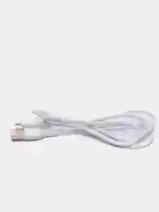 Белый кабель micro USB, 2.4A, 1 м, Denmen D01V, черный / Lightning USB, 2.4A, 1 м, Denmen D06L