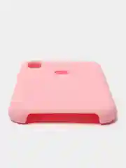 Пастельно-коралловый чехол Silicone Case для iPhone XR, с открытым низом