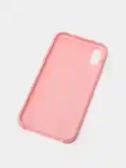Пастельно-коралловый чехол Silicone Case для iPhone XR, с открытым низом