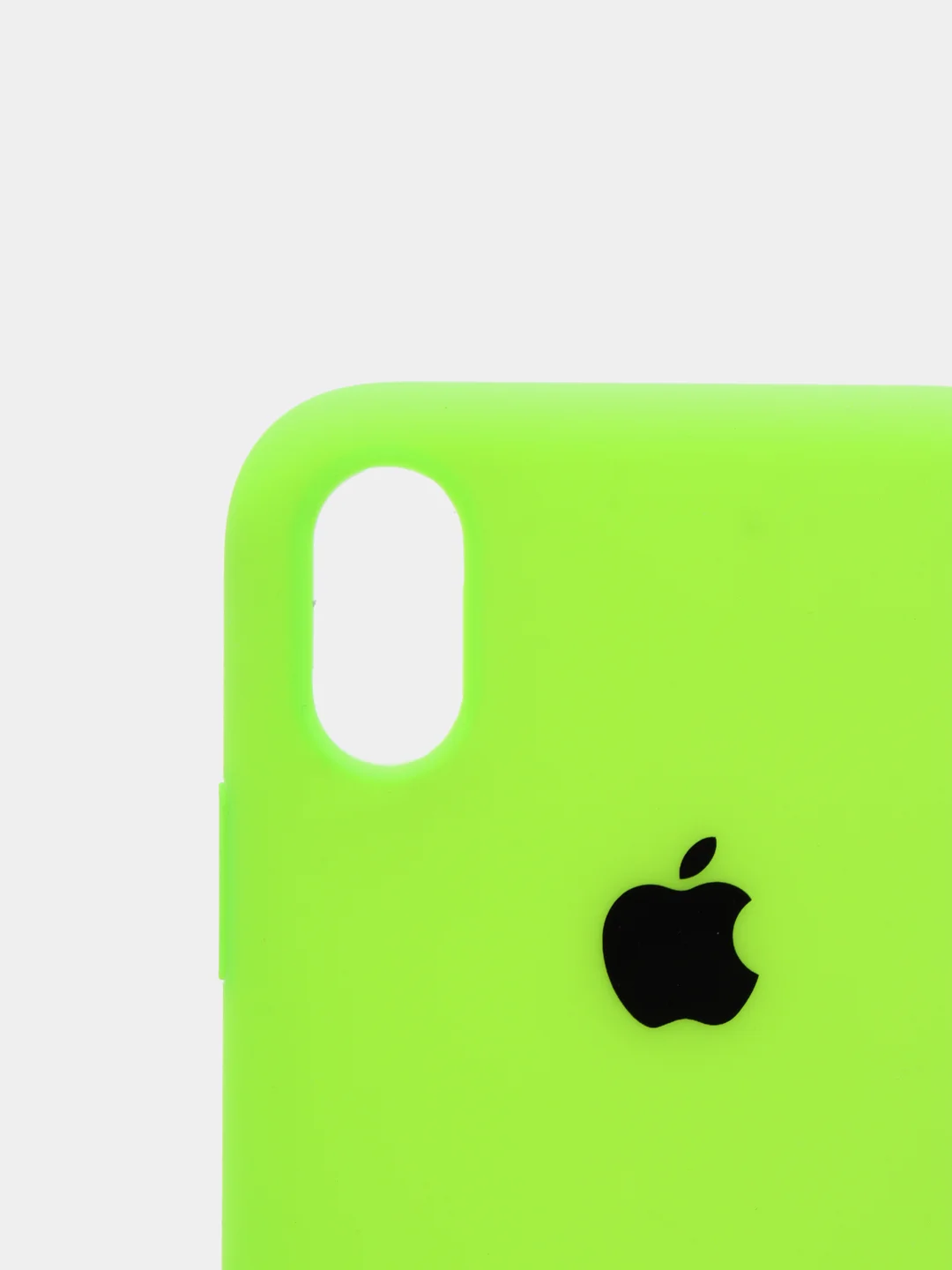 Лайм чехол Silicone Case для iPhone XR, с открытым низом