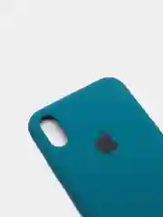 Оливковый чехол Silicone Case для iPhone XR, с открытым низом
