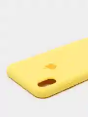 Золотой чехол Silicone Case для iPhone XR, с открытым низом