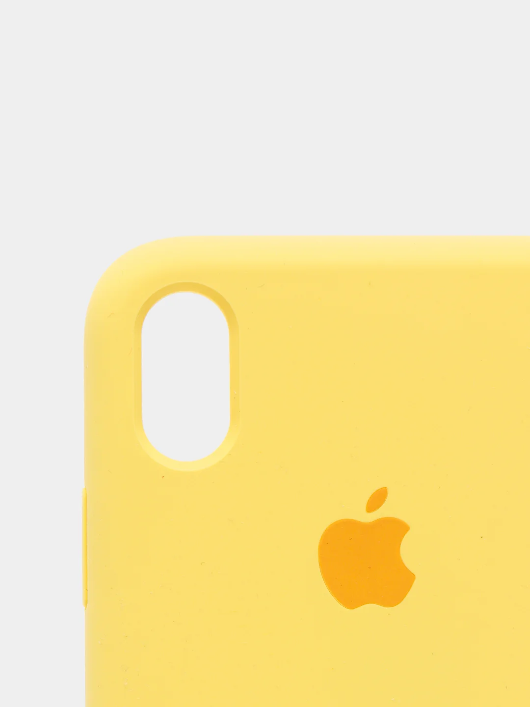 Золотой чехол Silicone Case для iPhone XR, с открытым низом