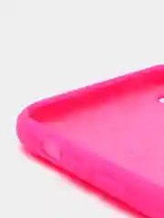 Фуксия чехол Silicone Case для iPhone XR, с открытым низом