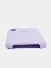 Аметистовый чехол Silicone Case для iPhone XR, с открытым низом