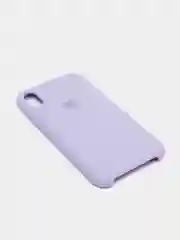 Аметистовый чехол Silicone Case для iPhone XR, с открытым низом
