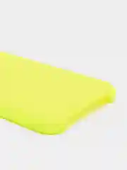 Лимонный чехол Silicone Case для iPhone XR, с открытым низом