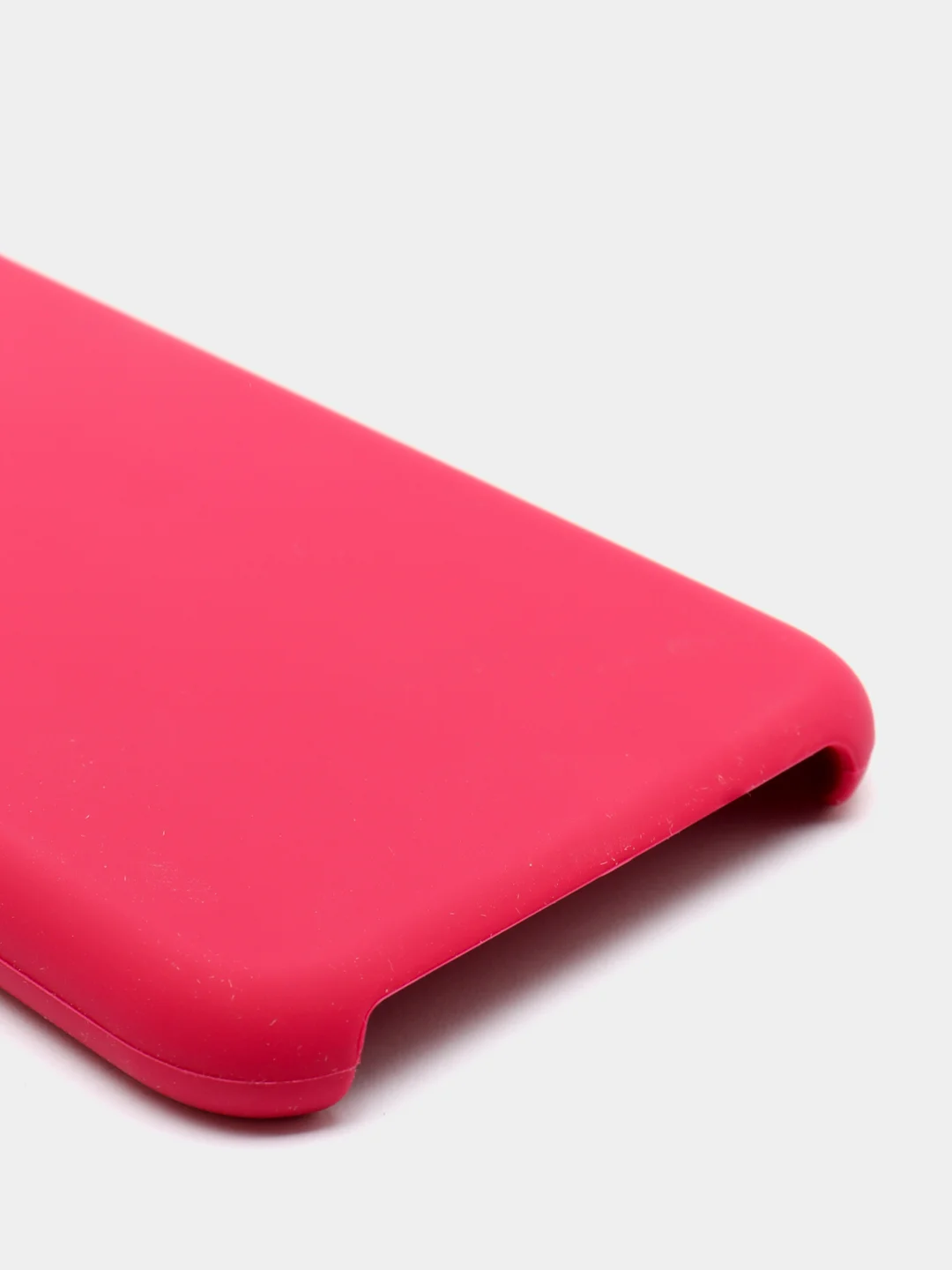 Вишнёвый чехол Silicone Case для iPhone XR, с открытым низом