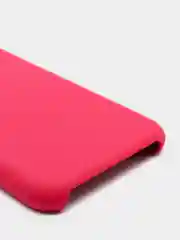 Вишнёвый чехол Silicone Case для iPhone XR, с открытым низом