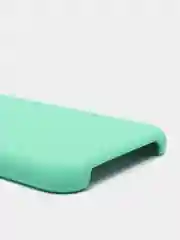 Мятный чехол Silicone Case для iPhone XR, с открытым низом