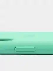 Мятный чехол Silicone Case для iPhone XR, с открытым низом