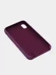 Пурпурный чехол Silicone Case для iPhone XR, с открытым низом