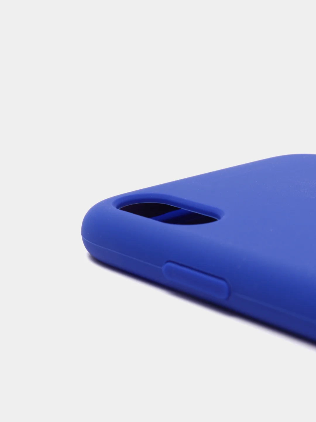Лазурный чехол Silicone Case для iPhone XR, с открытым низом