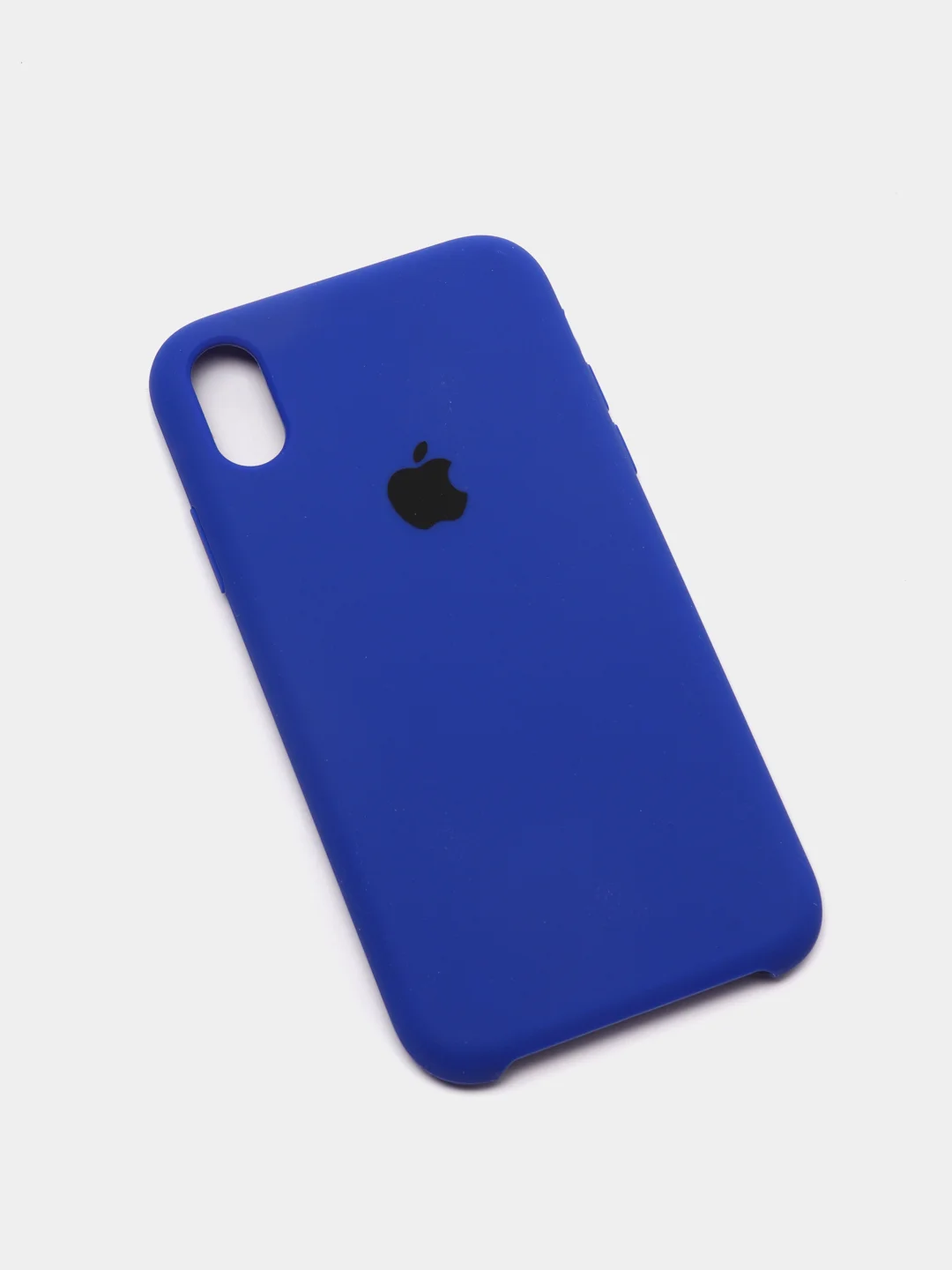Лазурный чехол Silicone Case для iPhone XR, с открытым низом