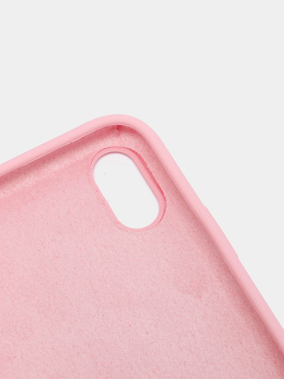 Конфетный чехол Silicone Case для iPhone XR, с открытым низом