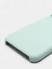 Бирюзовый чехол Silicone Case для iPhone XR, с открытым низом
