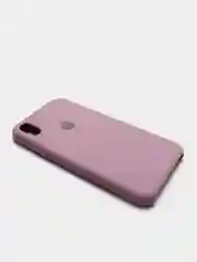 Сиреневый чехол Silicone Case для iPhone XR, с открытым низом